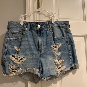 Garage jean shorts